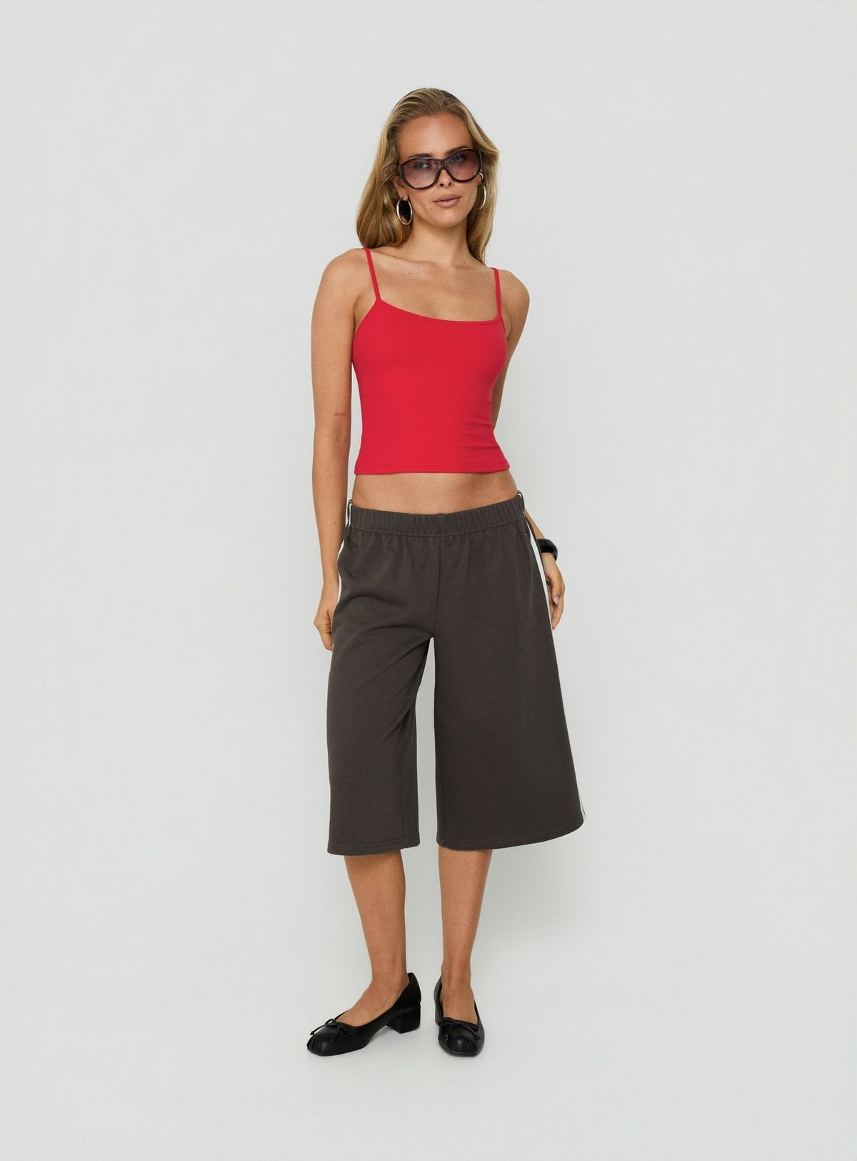 Sayllor Longline Sweat Shorts Iron Grey